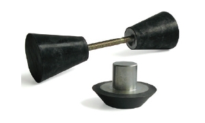 Konische Stopfen mit Metallkern