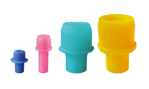 Zylindrische Stopfen mit Kragen